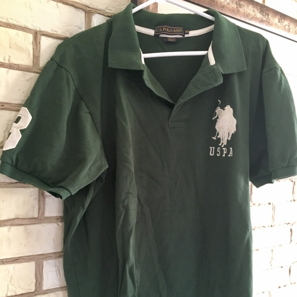U.S. Polo Assn. Green XL Men's USPA Polo Shirt